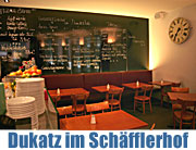 wieder mal ausgezeichnet: Dukatz im Schäfflerhof - jetzt auch "der gute Tipp von Merian" (Foto: Martin Schmitz)